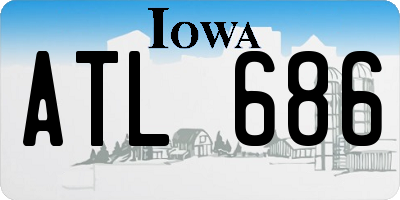 IA license plate ATL686