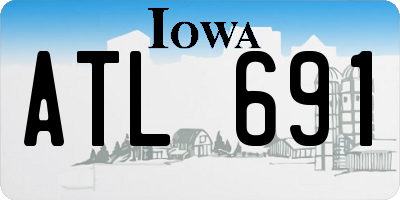 IA license plate ATL691