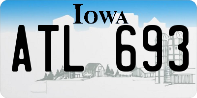 IA license plate ATL693