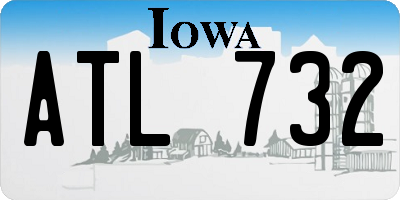 IA license plate ATL732