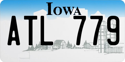 IA license plate ATL779