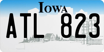 IA license plate ATL823