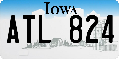 IA license plate ATL824