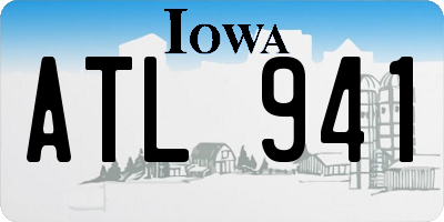 IA license plate ATL941