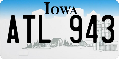 IA license plate ATL943