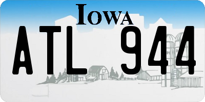 IA license plate ATL944
