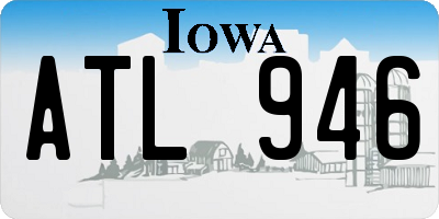 IA license plate ATL946