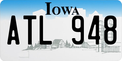 IA license plate ATL948