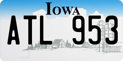 IA license plate ATL953