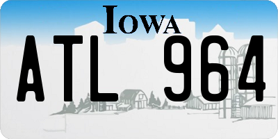 IA license plate ATL964