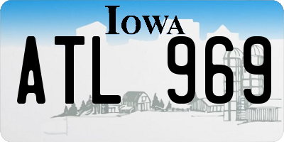 IA license plate ATL969