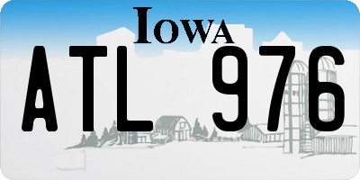 IA license plate ATL976