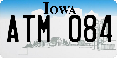 IA license plate ATM084