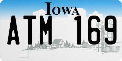 IA license plate ATM169