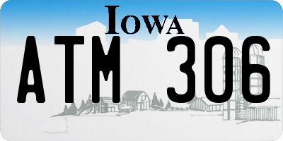 IA license plate ATM306