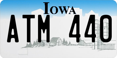 IA license plate ATM440