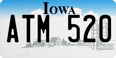 IA license plate ATM520