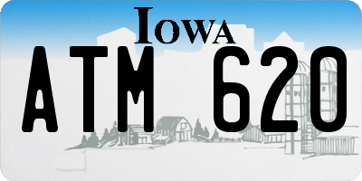 IA license plate ATM620