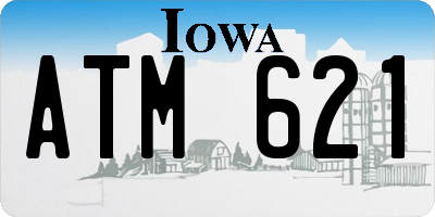 IA license plate ATM621