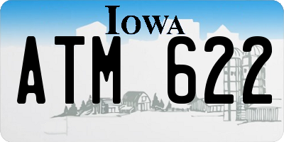 IA license plate ATM622