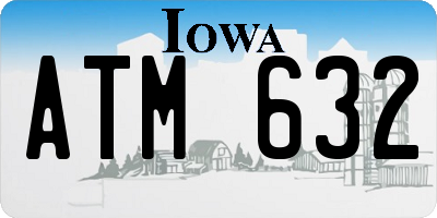 IA license plate ATM632