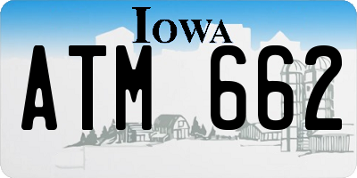IA license plate ATM662
