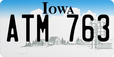 IA license plate ATM763