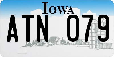 IA license plate ATN079