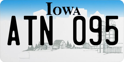 IA license plate ATN095