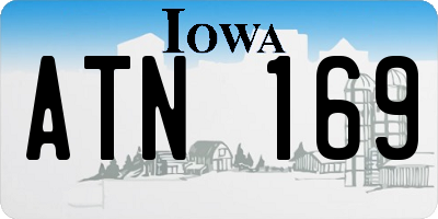 IA license plate ATN169
