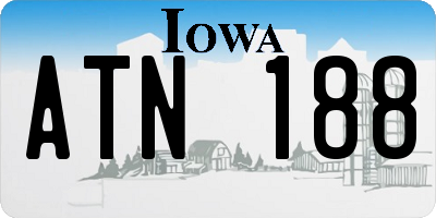 IA license plate ATN188