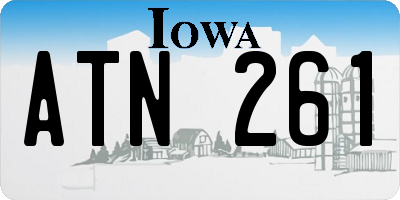 IA license plate ATN261