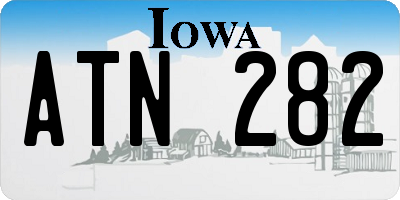IA license plate ATN282