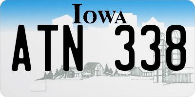 IA license plate ATN338