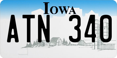 IA license plate ATN340
