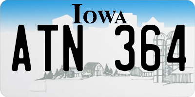 IA license plate ATN364