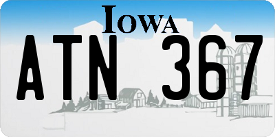 IA license plate ATN367