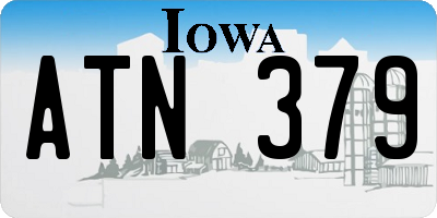 IA license plate ATN379