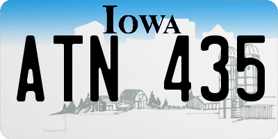 IA license plate ATN435