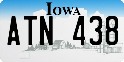 IA license plate ATN438