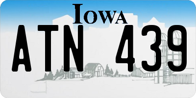 IA license plate ATN439