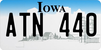 IA license plate ATN440