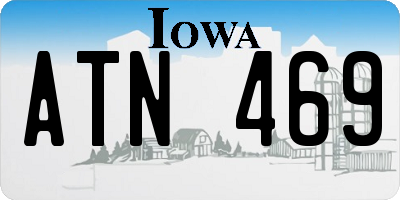 IA license plate ATN469