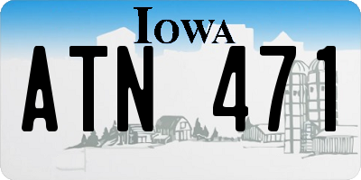 IA license plate ATN471