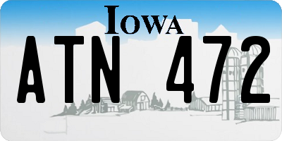 IA license plate ATN472