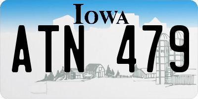 IA license plate ATN479