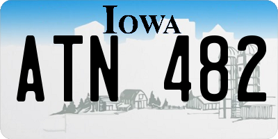 IA license plate ATN482