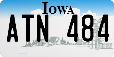 IA license plate ATN484