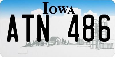 IA license plate ATN486