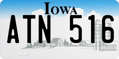 IA license plate ATN516